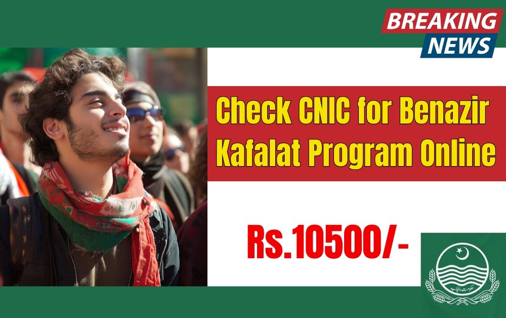 Check CNIC for Benazir Kafalat Program Online