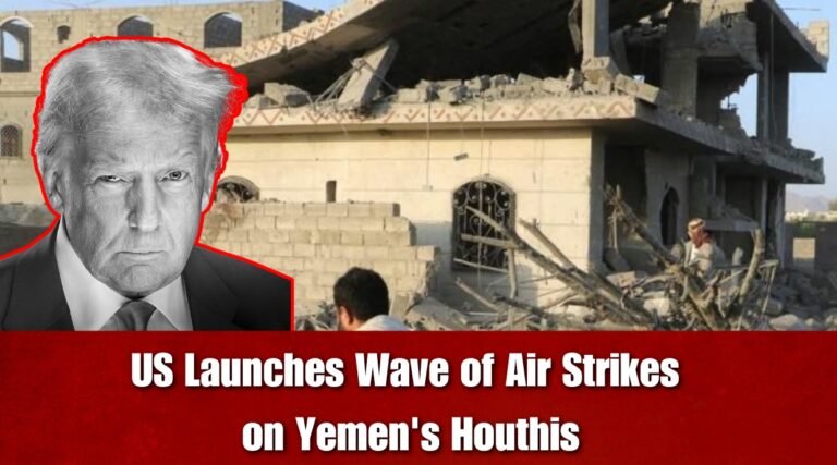 US launches wave of air strikes on Yemen's Houthis 